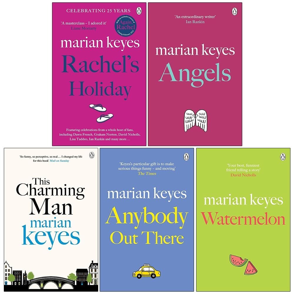 Marian Keyes Unisex 5 Books Collection Set (Rachel's Holiday, Angels, This Charming Man, Anybody Out There, Watermelon) - Image 4