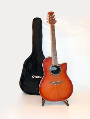 Ovation AE127 Applause  Acoustic Electric Guitar Sunburst w/ Soft Case + Tuner