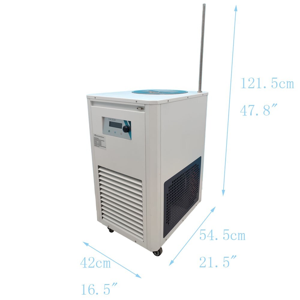 10L Laboratory Chiller Circulator, -30℃ Low Temperature Cooling Circulator Pump,