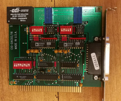 Computer Boards / Measurement Computing CIO-DAC02/16 ISA-Messkarte,2x analog OUT