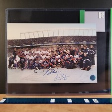 guy lafleur / chris nilan coa AJ Sports autograph auto signed mat photo 8x12