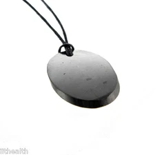 Shieldite Oval emf protection pendant -electromagnetic protection necklace