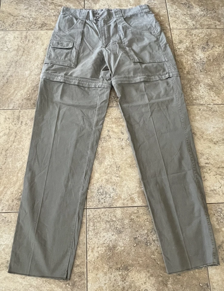 Pantalones Cortos Convertibles Cabela’s 6 Bolsillos Para Hombre Aire Libre Senderismo 38x39 Foto 4 de 4