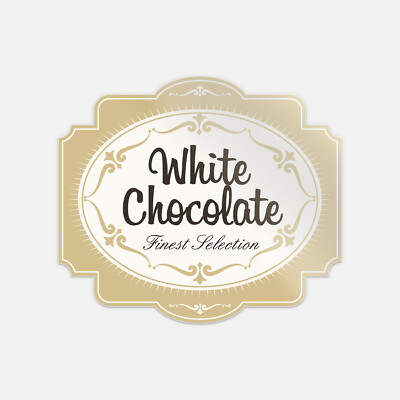 White Chocolate Finest Selection Vinyl Sticker Decal