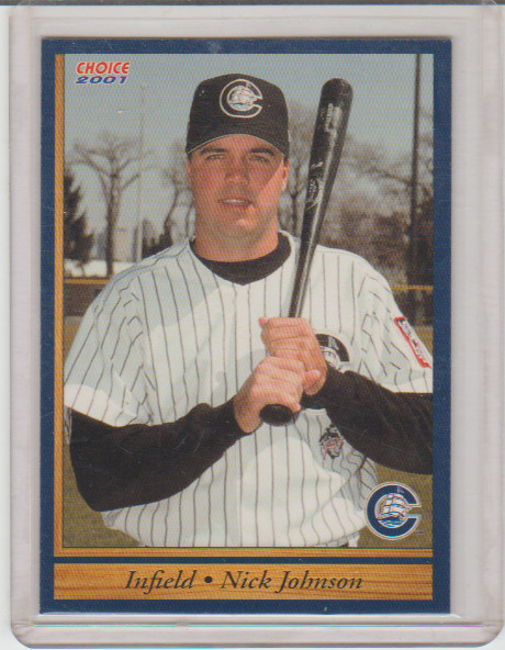 2001 Choice Columbus Clippers Team Card #24 Nick Johnson