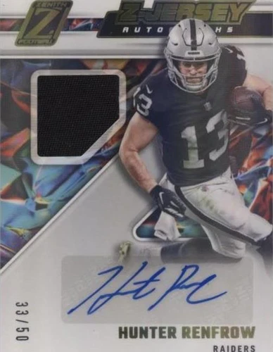 2022 Panini Zenith Hunter Renfrow #ZJA-HR
