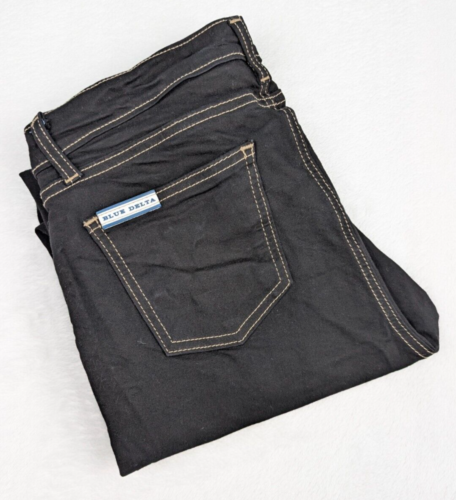 Blue Delta Custom Skinny Jeans Pants Womens 30/30.5 Black Denim