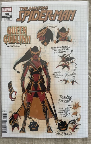 AMAZING SPIDER-MAN #88 1/10 GLEASON DESIGN VAR - 1ST QUEEN GOBLIN