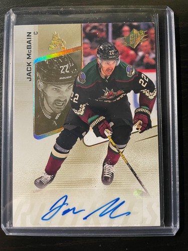 22-23 SPX Hockey Base Rookie Auto #129 Jack McBain