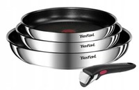 Tefal Ingenio Emotion Pfannenset 4-TEILIG Abnehmbaren Griff, Pfannen Set, Pfanne