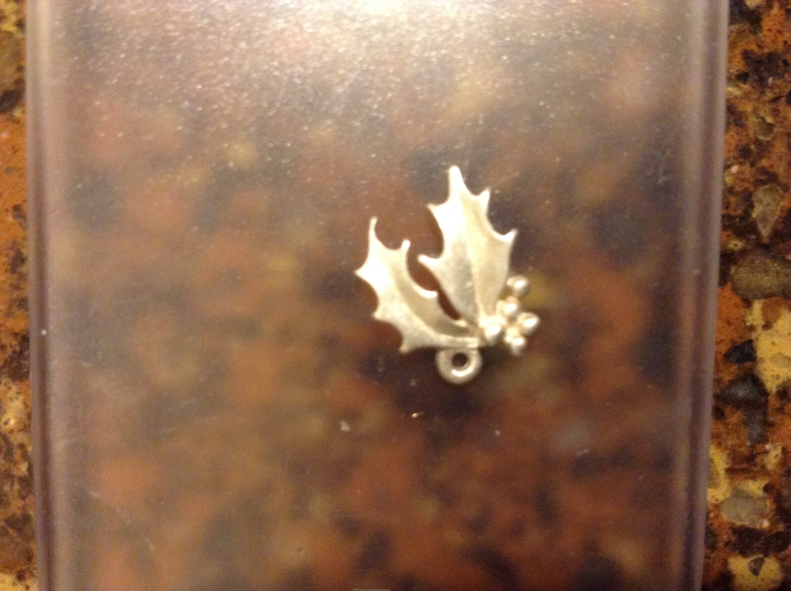 James Avery Sterling Silver Retired 3-D Holly Berry Charm