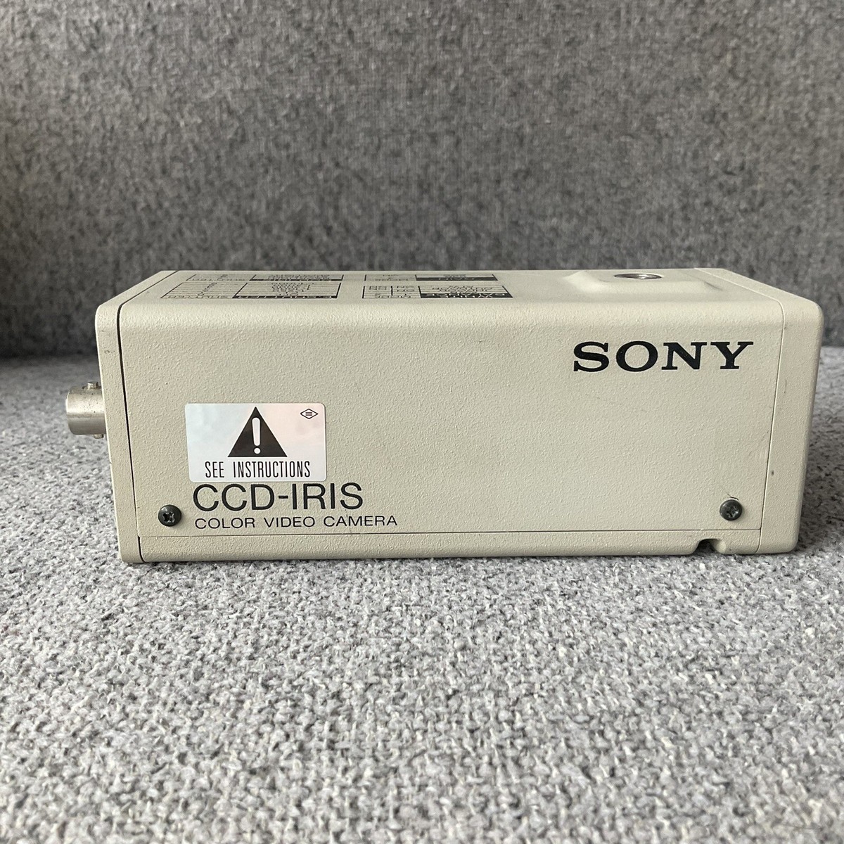 Sony CCD-IRIS DXC-107A Color Video Camera | eBay