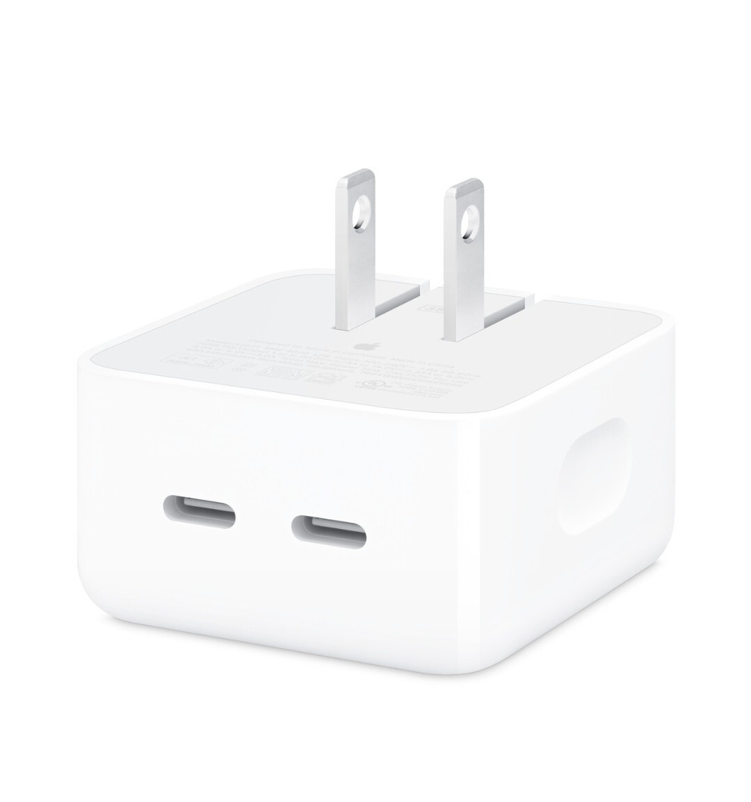 Apple 35W Dual USB-C Port Compact Power Adapter, New