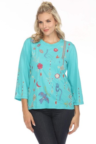 Johnny Was JWLA Milley Kimono Sleeve Tee J13624 * - Picture 20 of 24