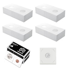 Upgraded Premium Coin Flips for Dime, 200 Pack Cardboard Coin 17.9mm Dime 