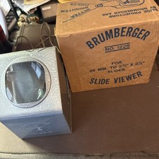 Brumberger No. 1225 Slide Viewer for 35MM to 2 3/4" 2 3/4" SLIDES