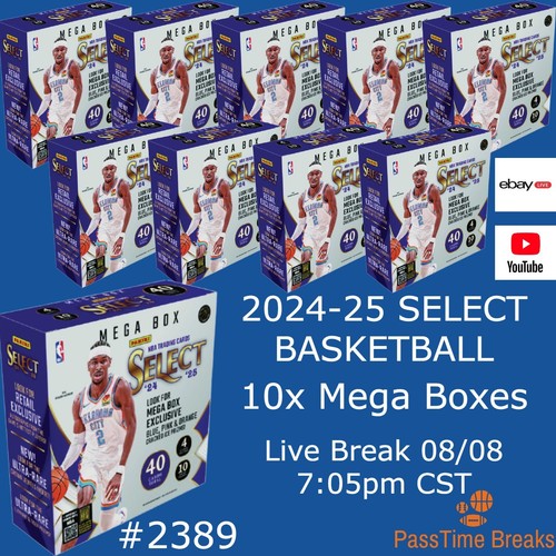 ORLANDO MAGIC 2024-25 SELECT BASKETBALL - 10x Mega Boxes - HALF CASE BREAK 2389