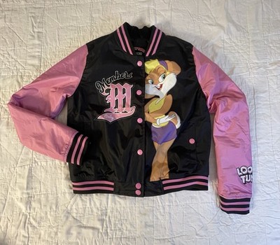 Members Only Youth Girls Varsity Jacket Looney Tunes Lola Bunny Size Large 14/16