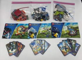 LEGO Chima 70003 70205 70100 70101 70105 30251 30264 SEVEN Sets- 100% Complete