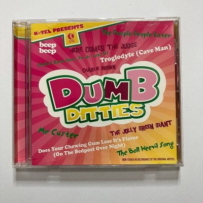 Dumb Ditties CD 2003 Novelty Comedy Pop K-Tel Re-Recordings