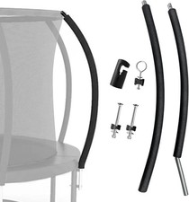 Universal Trampoline Replacement Curved Net Pole, Curved Pole Kit for 10-16ft...