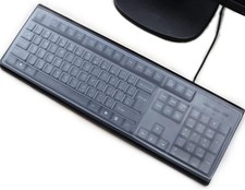  2 Pack Universal Clear Anti-Dust Keyboard Skin Protector Cover for 104/107 Key