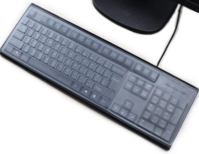 (2 Pack) Universal Clear Anti-Dust Keyboard Skin Protector Cover for 104/107 Key