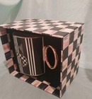 MacKenzie-Childs "My Mug" Monogram Letter S- New In Box - Courtly Check & Gold — photo 6
