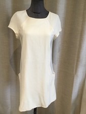 Superbe Robe Écru Courreges 38 Tbe Authentique 