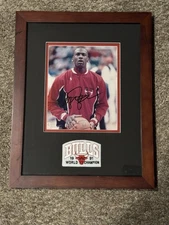 Michael Jordan Autographed 8x10 Photo Framed