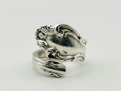 Vintage Sterling Silber Schilf und Barton 19 mm Löffel Ring