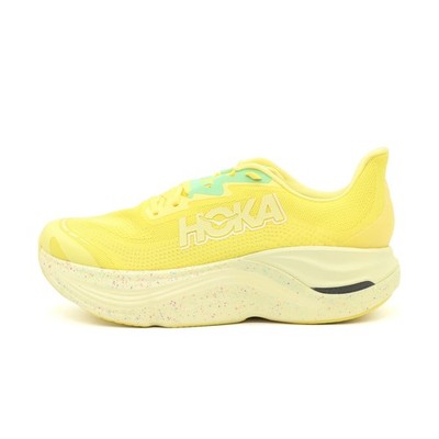 Hoka One Herren Skyward X Sneaker Gelb Mesh Atmungsaktiv Laufschuhe EU 46