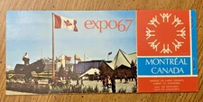 Canada Quebec Montreal Expo 67 Postcard Booklet -Contains 6 Postcards