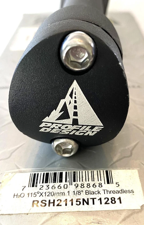 NOS Profile Designs H2O Threadless STEM 120mm 26.0 Handlebar 1" or 1-1/8" 115° - Image 3 of 4