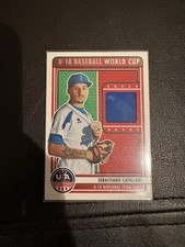 Sebastiano Catellani USA Baseball GAME/PLAYER WORN Patch
