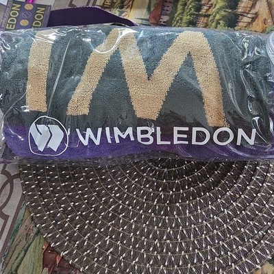 Christy Wimbledon Championship Badetuch 70x133 cm Baumwolle lila Logo
