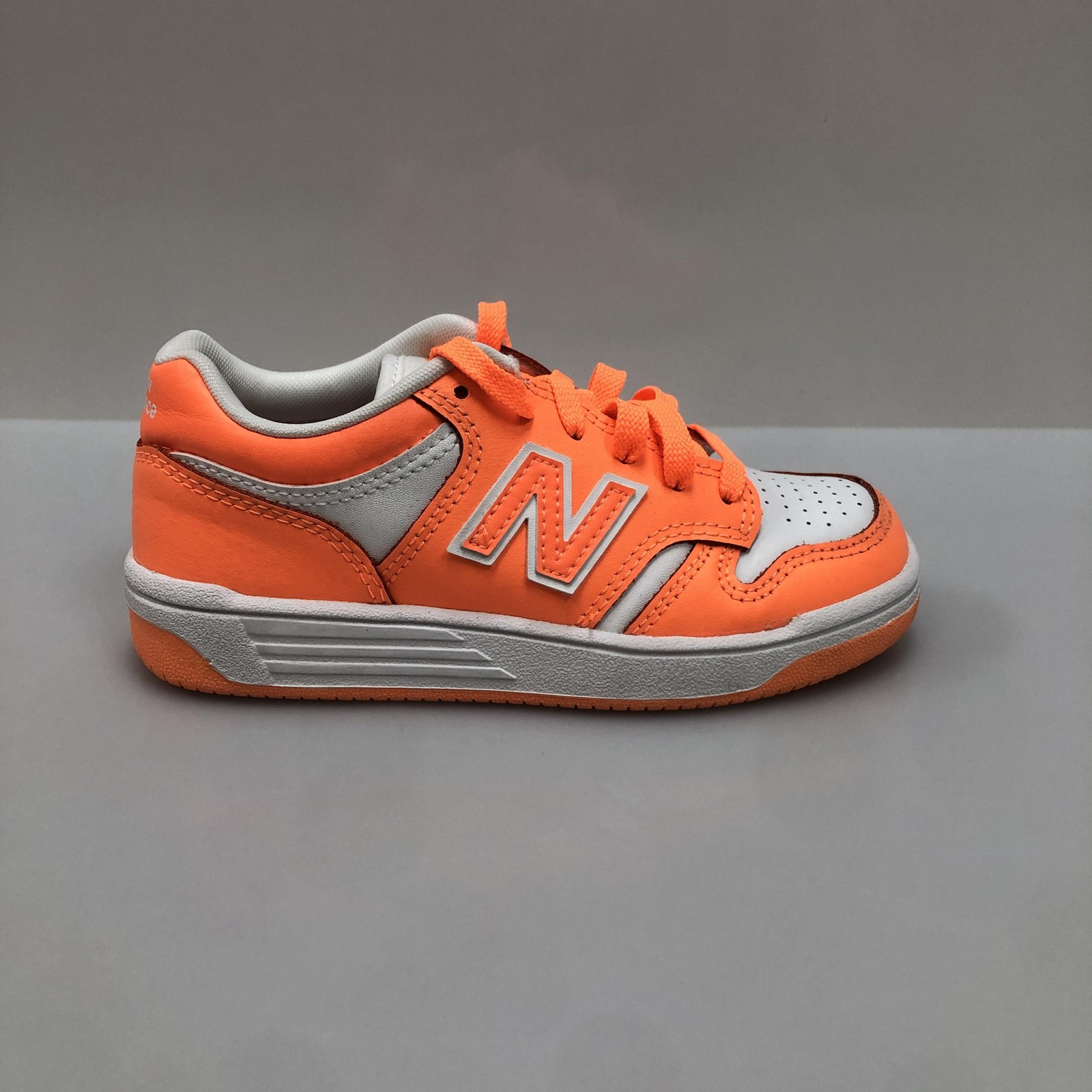 Boys Size 12 Orange White Basketball Sneakers Psb480hm