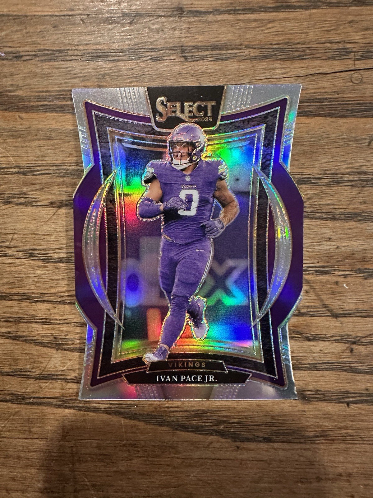 2024 Panini Select - Concourse Ivan Pace Jr. #62 Silver Prizm Die-Cut