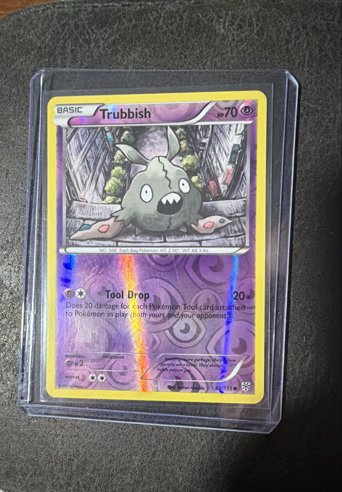 Trubbish 65/135 Plasma Storm Reverse Holo