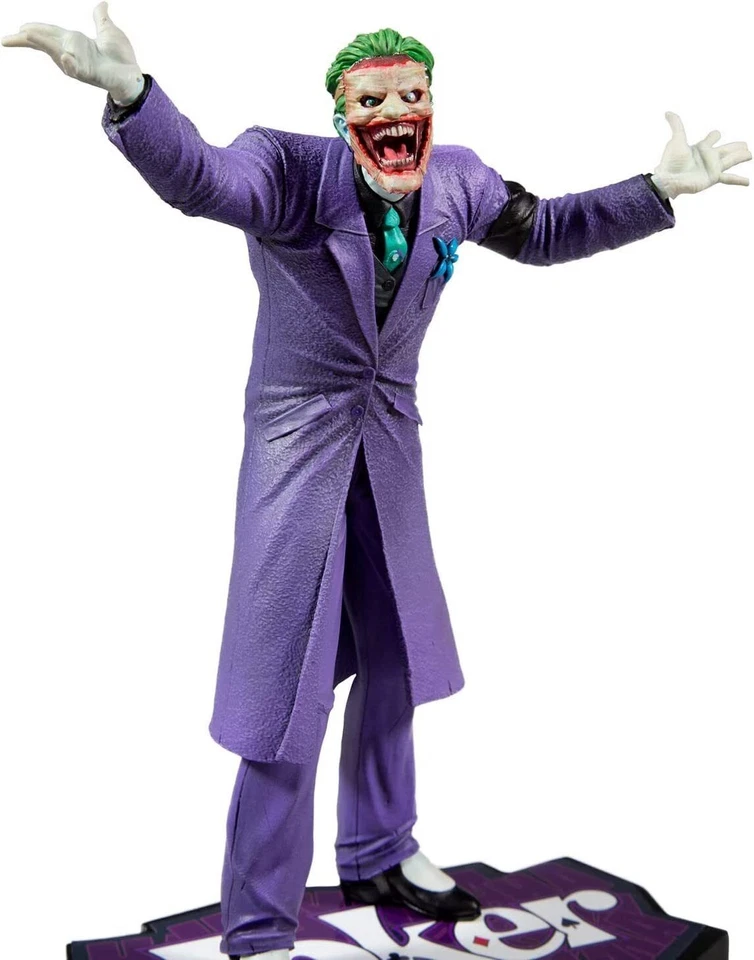 DC Direct The Joker Purple Craze 1/10 Estatua Muerte de la Familia Greg Capullo Foto 3 de 3