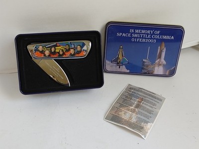 Space Shuttle Columbia Pocket Knife 01 FEB 2003 Collector