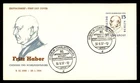 Mayfairstamps Germany FDC 1957 Fritz Haber First Day Cover aax_14477