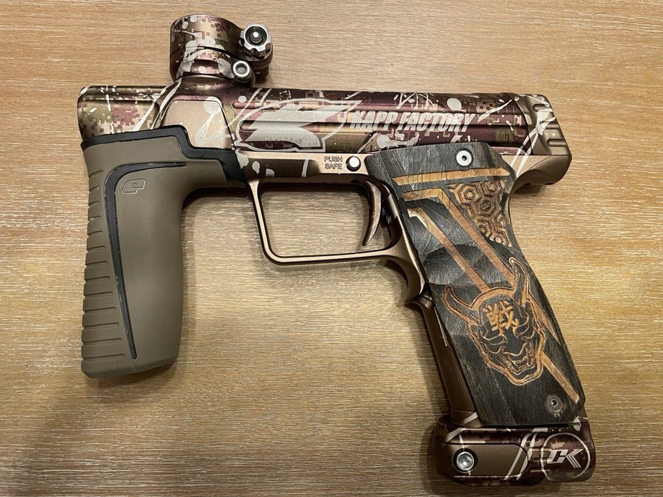 Feuille D'autocollants Vintage Paintball KAPP – Ancien Stock – Multicolore