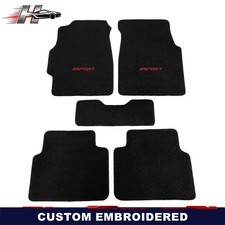 For Acura Integra 1994-2001 Waterproof Black Velour Carpet Car Floor Mats Liners