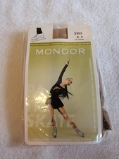 Mondor Footless Tights Adult Small Suntan Skating Dance Performance Bamboo