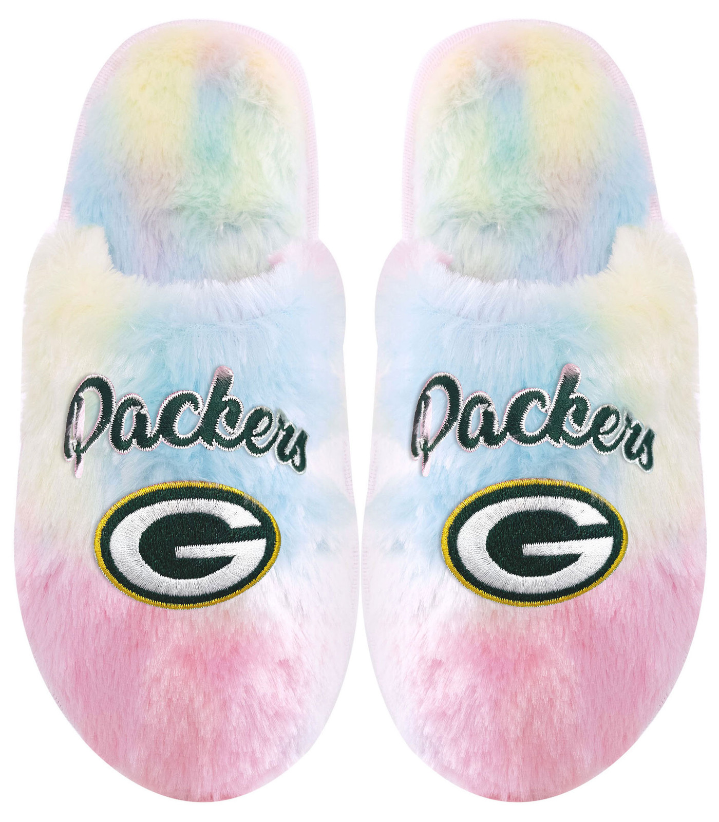 Тапочки с надписью Rainbow Script от Green Bay Packers 3590₽