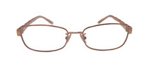 Women's Coach HC5138 9406 Brushed Rose Gold Rectangle Eyeglasses Pre Owned