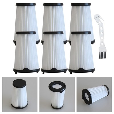 Filter Ersatzfilter 6pcs Schmutz Entfernen Schwarz Weiß Wiederverwendbar