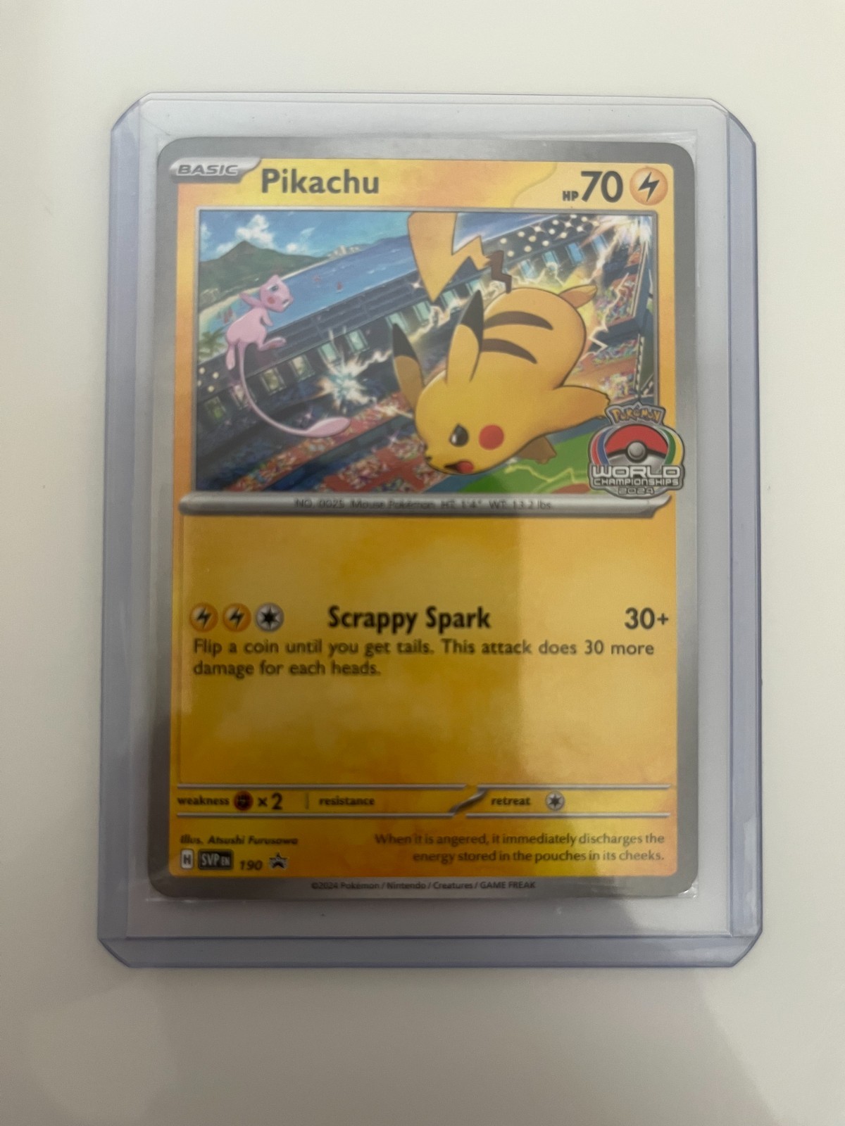 Pokemon Pikachu 190 Sv: Scarlet & Violet Promo Card