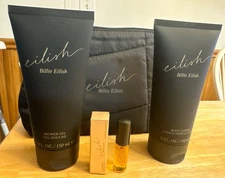 Eilish by Billie Eilish 4 Piece Travel Set Parfum Rollerball,Shower Gel,Lotion